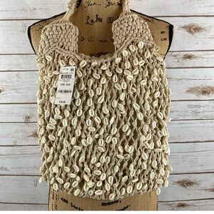 INC International Concepts Cream Shell Embellished Bag